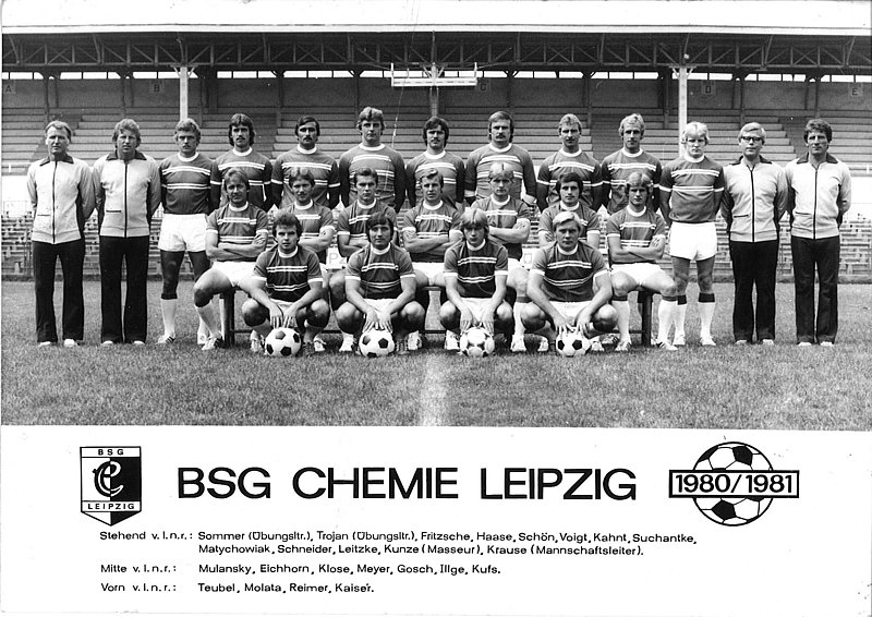 Ch Programm DDR Liga 1986/87 BSG Chemie Buna Schkopau Böhlen 