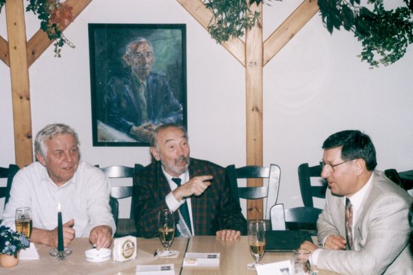 Fußball historisch Leipzig
BSG Chemie Leipzig

Foto: Westend-Presseagentur
Günther Busch, Rainer Baumann v.l.